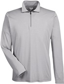 Team 365 Zone Sonic Heather 1/4 Zip Jacket ATHLETIC HEATHER Pocket