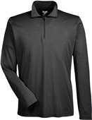 Team 365 Zone Sonic Heather 1/4 Zip Jacket BLACK HEATHER Pocket