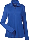 Team 365 Ladies Zone Performance 1/4 Zip Jacket TT31W SPORT ROYAL Pocket