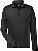 Team 365 Men Youth Zone Performance 1/4 Zip Jacket TT31 / TT31Y BLACK Pocket