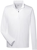 Team 365 Men Youth Zone Performance 1/4 Zip Jacket TT31 / TT31Y WHITE Pocket