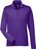 Team 365 Men Youth Zone Performance 1/4 Zip Jacket TT31 / TT31Y SPORT PURPLE Pocket