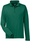Team 365 Men Youth Zone Performance 1/4 Zip Jacket TT31 / TT31Y SPORT FOREST Pocket