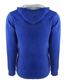 Next Level Unisex French Terry Zip Up Hoody ROYAL/HEATHER GRAY Back