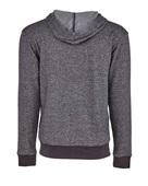 Next Level Adult Denim Fleece Full-Zip Hoody BLACK Back