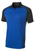 Tonix Mens Purpose Polo Shirts 1820 BLACK/ROYAL Pocket