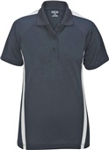 Edwards Ladies' Color Blocked Snag Proof Polo NAVY W/ WHITE Pocket