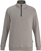 Edwards Unisex 1/4 Zip Performance Pullover TITANIUM/BLACK Pocket