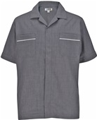 Edwards Mens Pinnacle Batiste Service Shirt STEEL GREY Pocket