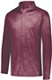  Adult Pouch Pocket 1/2 Zip Pullover (Black,Forest,Graphite,Maroon,Navy,Royal,Red,White) MAROON Pocket