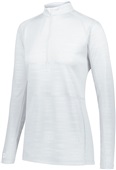 Womens Converge 1/2 Zip Pouch Pocket Pullover WHITE Pocket