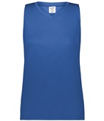 Augusta Ladies Girls Attain Wicking Sleeveless Jersey ROYAL Front