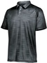 Adult, Embossed Print, Tagless Polo Shirt BLACK Pocket