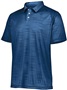 Adult, Embossed Print, Tagless Polo Shirt NAVY Pocket