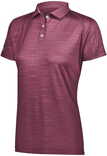 Holloway Ladies Converge Polo 222764 MAROON (HLW) 