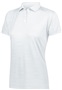  Womens 3-Button,Wicking, Tagless Polo Shirt (Black,Forest,Graphite,Maroon,Navy,Royal,Red,White) WHITE Pocket