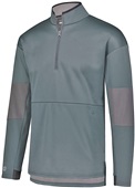 Adult 1/2-Zip 2-Tone Pullover (Black,Forest,Graphite,Maroon,Navy,Royal,Red,White) GRAPHITE/CARBON Pocket