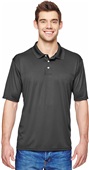 Hanes Adult 4 oz. Cool Dri FreshIQ Polo BLACK Pocket
