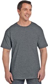 Hanes Adult 6.1 oz. Beefy-T with Pocket 5190P CHARCOAL HEATHER Pocket