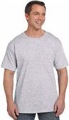 Hanes Adult 6.1 oz. Beefy-T with Pocket 5190P ASH Pocket
