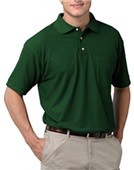 Blue Generation SS Teflon Treated Pique Polo Shirt HUNTER Pocket