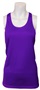 Womens, Ladies & Girls Racerback Tagless Stretch Tank Top PURPLE Front