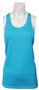Womens, Ladies & Girls Racerback Tagless Stretch Tank Top OPTIC BLUE Front