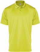 C2 Men Youth Utility Polo SAFETY YELLOW Pocket