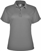 Badger Sport Womens C2 Utility Polo GRAPHITE Pocket