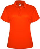 Badger Sport Womens C2 Utility Polo BURNT ORANGE Pocket