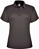 Badger Sport Womens C2 Utility Polo BLACK Pocket
