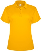 Badger Sport Womens C2 Utility Polo GOLD Pocket