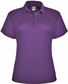 Badger Sport Womens C2 Utility Polo PURPLE Pocket