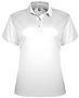 Badger Sport Womens C2 Utility Polo WHITE Pocket
