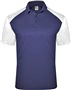 Badger Sport Mens C2 Sport Polo NAVY/WHITE Pocket