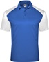 Badger Sport Mens C2 Sport Polo ROYAL/WHITE Pocket
