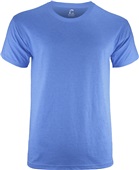 Epic 5.6 ounce Pre-Shrunk Heavy Cotton Tee Shirt - Heathers are blended HEATHER ROYAL Front