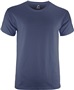Epic 5.6 ounce Pre-Shrunk Heavy Cotton Tee Shirt - Heathers are blended NAVY Front