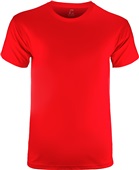Epic 5.6 ounce Pre-Shrunk Heavy Cotton Tee Shirt - Heathers are blended RED Front