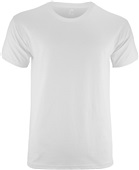 Epic 5.6 ounce Pre-Shrunk Heavy Cotton Tee Shirt - Heathers are blended WHITE Front