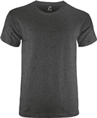 Epic 5.6 ounce Pre-Shrunk Heavy Cotton Tee Shirt - Heathers are blended DARK GREY HEATHER Front