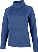 Charles River Womens Seaport 1/4 Zip Jacket NAVY Pocket