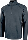 Charles River Mens Seaport 1/4 Zip Jacket BLACK Pocket