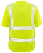 Game Sportswear The Ventilated Tee with Segmented Reflective Tape 235R NEON LIME Back