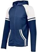 Holloway Adult/Youth Retro Grade Jacket NAVY/WHITE Pocket