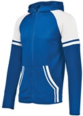 Holloway Adult/Youth Retro Grade Jacket ROYAL/WHITE Pocket