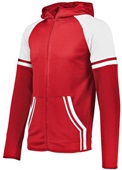 Holloway Adult/Youth Retro Grade Jacket SCARLET/WHITE Pocket