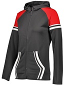 Holloway Ladies Retro Grade Jacket BLACK/SCARLET Pocket