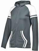 Holloway Ladies Retro Grade Jacket GRAPHITE/WHITE Pocket