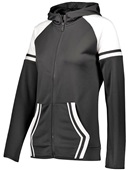 Holloway Ladies Retro Grade Jacket BLACK/WHITE Pocket